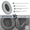 Aurivor Leather Ear-Pads Cushions for Bose QuietComfort QC-35 QC-35-ii QC-25 QC-15 QC-2 Headphones, Lambskin Replacement Ear Covers for Ae2/Ae2i/Ae2W SoundLink SoundTrue Around-Ear Headsets(Silver) view 3