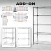 Quantum Storage Systems WR86-3660P-5 Wire Shelving Starter Kit, 60" W x 36" D x 86" H, 600 lbs Capacity, Carbon Steel, Epoxy Coated, Green, NSF view 3