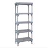 Quantum Storage Systems QP183062V4S1 Millenia Shelving Unit, 30" W x 18" D x 62" H, 2000 lbs Capacity, Polypropylene/ABS, Gray, NSF view 1