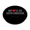MY HEART IS IN SOUTH CAROLINA Cute American State PopSockets Adhesive PopGrip view 2