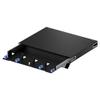 1U Rackmount Chassis with Sliding Drawer for 4X HD MTP/MPO Fiber Cassettes or Panels view 1