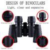 ShengXia 10x80 Travel Binoculars/HD Professional/Waterproof Fogproof Binoculars with Low Light Night/BAK4 Prism for Birds Watching Hunting Sports Gift view 3