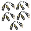 Douzime 5 Pairs 4K CCTV Video Balun Connectors Passive AHD/TVI/CVI/CVBS Signal Transceivers Compatible with 8MP/5MP/4MP/3MP/720P/960P/1080P Single Channel for BNC Male Cable Security Camera System view 1