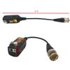 Douzime 5 Pairs 4K CCTV Video Balun Connectors Passive AHD/TVI/CVI/CVBS Signal Transceivers Compatible with 8MP/5MP/4MP/3MP/720P/960P/1080P Single Channel for BNC Male Cable Security Camera System view 3