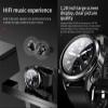 Tuanzi JM03 2 in 1 Smart Watch with Earbuds 1.28" Smartwatch TWS HiFi Stereo Wireless Headset Combo Bluetooth Phone Call for Android iOS(Black) view 3