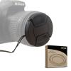 105mm Lens Cap Center Snap on Lens Cap Suitable for Compatible with All Brands Any 105mm with Camera Lenses. view 1