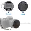 105mm Lens Cap Center Snap on Lens Cap Suitable for Compatible with All Brands Any 105mm with Camera Lenses. view 3