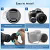 55mm Camera Lens Cap Compatible for Nikon 18-55mmf/3.5-5.6G Lens and for Sony 100mmf/2.8Macro(SAL100M 28),50mmf/2.8(SAL50M 28),55-200mmf/4-5.6,FE35mmF1.8(SEL35F18F) Lens.(55mm Lens Cap) view 4