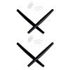 Mryok 2 Pair Replacement Earsocks Nosepieces Kits for Oakley A Wire - Black & Black view 1