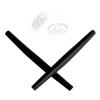 Mryok 2 Pair Replacement Earsocks Nosepieces Kits for Oakley A Wire - Black & Black view 2