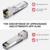 ipolex Gigabit SFP to RJ45 Copper SFP Transceiver 1000Base-T, 1.25G SFP-T Copper SFP Module, for Ubiquiti UniFi UF-RJ45-1G/UACC-CM-RJ45-1G, Mikrotik, Netgear, TP-Link and More(CAT5e/6,100m) 2-Pack view 2