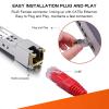 ipolex Gigabit SFP to RJ45 Copper SFP Transceiver 1000Base-T, 1.25G SFP-T Copper SFP Module, for Ubiquiti UniFi UF-RJ45-1G/UACC-CM-RJ45-1G, Mikrotik, Netgear, TP-Link and More(CAT5e/6,100m) 2-Pack view 3