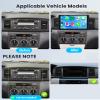 2G+64G Rimoody Android 13 Car Radio for Toyota Corolla ex 2007-2012, Car Stereo Wireless Carplay Android Auto GPS Navigation WiFi 9 Inch Touch Screen Mirror Link Bluetooth FM RDS SWC + Backup Camera view 2