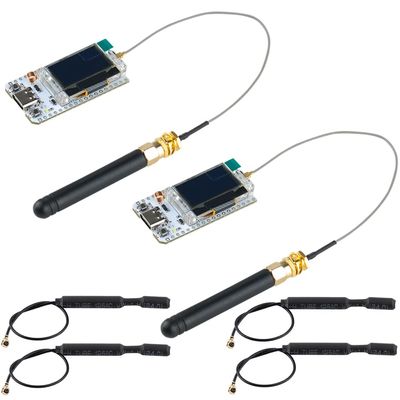 DIYmalls ESP32 LoRa 32 V3 + 915MHz LoRa Spring Antenna