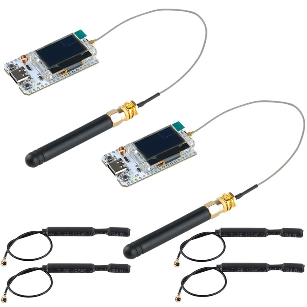 DIYmalls ESP32 LoRa 32 V3 + 915MHz LoRa Spring Antenna