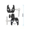 CAMVATE Double Super Crab Gripper Clamps with Adjustable 1/4"-20 Ball Head Holder Adapter for Photographic Devices - 3085 view 2