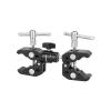 CAMVATE Double Super Crab Gripper Clamps with Adjustable 1/4"-20 Ball Head Holder Adapter for Photographic Devices - 3085 view 4