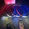 4PCS 15'' LED Spacer Ring Light RGB Dream Color Chasing Flow LED Speaker Lights Bluetooth App Control(Speaker Not Included) (15'') view 4
