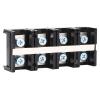 2 Row Wide Barrier Terminal Strip with Clear Plastic Terminal Strip Cover Speaker for Power Distribution Wiring for TC-1504 view 1