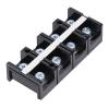 2 Row Wide Barrier Terminal Strip with Clear Plastic Terminal Strip Cover Speaker for Power Distribution Wiring for TC-1504 view 3