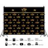 12x10FT VIP Photography Backdrop Red Carpet Event Backdrop for Star Catwalks Stage Photography Background Cine Film Show Booth Celebrity Activity Portrait Party Banner Wallpaper view 3