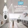 MBVBN Wireless WiFi Light Bulb Camera Security Camera,360 Panoramic Camera,Full HD 1080P Home Camera,Dome Surveillance Camera HD Night Vision Light Socket Camera for Home,Baby,Pet Monitor (2pc) view 2