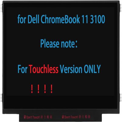 11.6" LCD Screen Replacement for Dell ChromeBook 11 3100 CB1C13 3120 3180 FGF20 0FGF20 P22T P26T P29T P29T001 LED LCD Display Panel Matte Non Touch HD(1366 * 768)