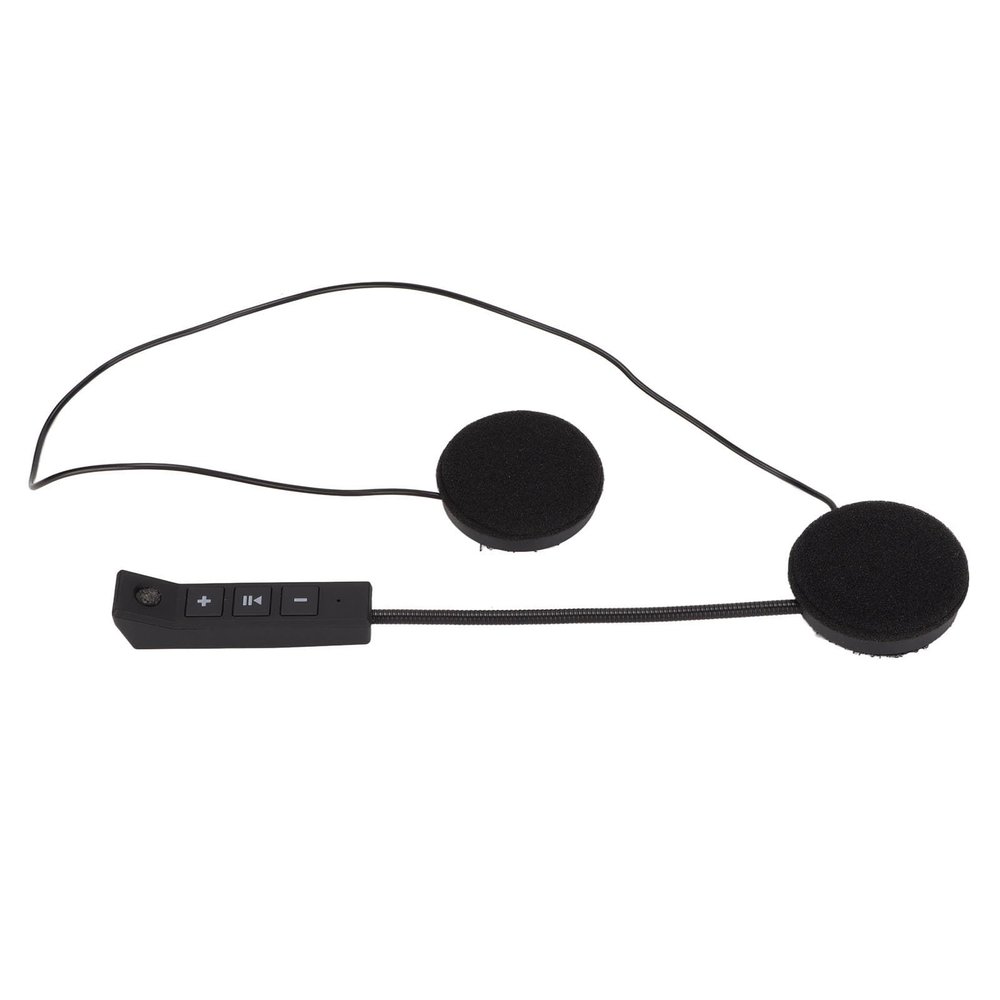 Sanpyl Motorcycle Helmet Bluetooth Headset, Bluetooth: 5.0 4 5 Hours Playing Time Hands Calling Automatic Connection Earphone for Sport