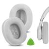 Geekria Comfort Hybrid Velour Replacement Ear Pads for JBL Live 650 BTNC, Lifestyle E65BTNC, Duet NC, Live 660 BTNC Headphones Ear Cushions, Repair Parts (Grey) view 1