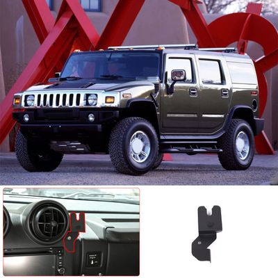 Car Radio Mount HolderRadio Holder Walkie-Talkie Mount Bracket Stand Organizer for Hummer H2 2003-2007 (Right Side)
