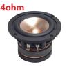 1 Pieces Full Frequency Speaker Driver Mixed Coating Paper Cone Dual Magnets Deep Bass 4/8ohm 60W For AKISUI (Color : Golden 4ohm(Round)) view 2