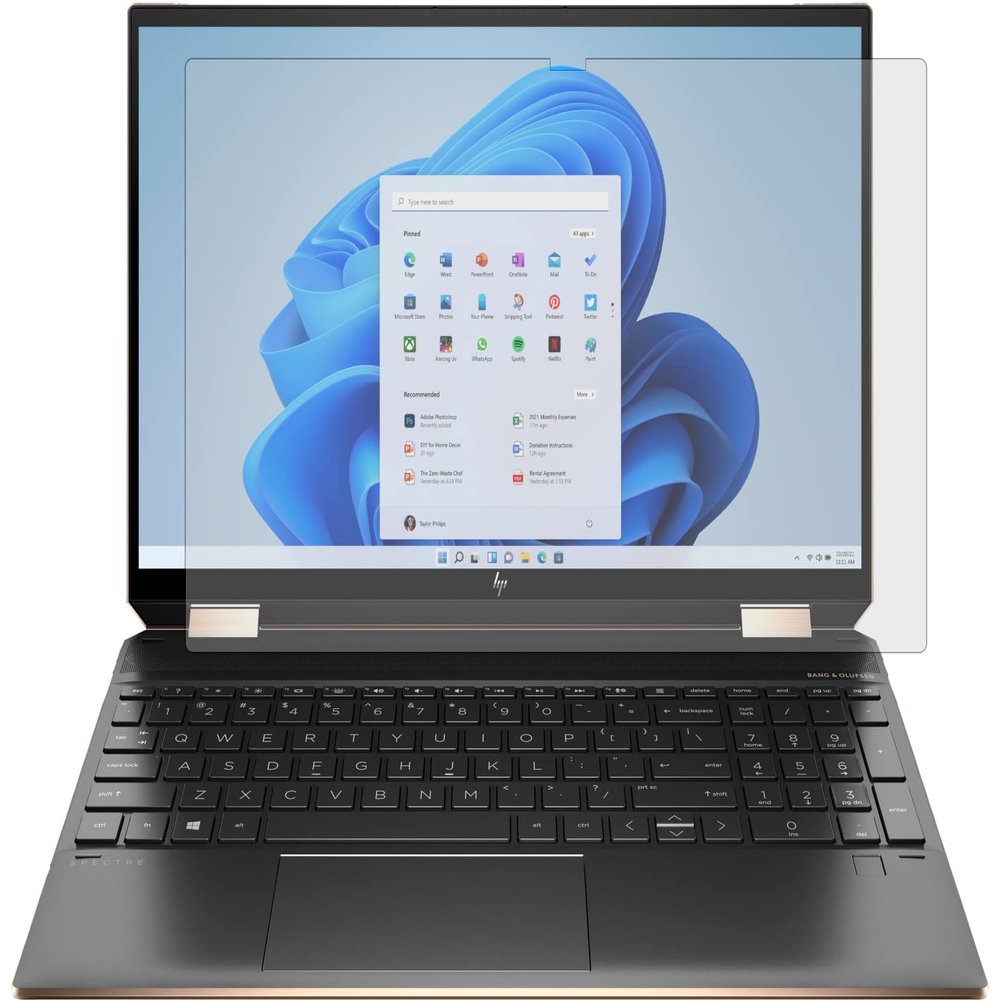 PcProfessional Screen Protector (Set of 2) High Clarity Finishing for HP Spectre Series Laptop - HP Spectre x360 Convertible 15-eb1097nr 15.6" Laptop