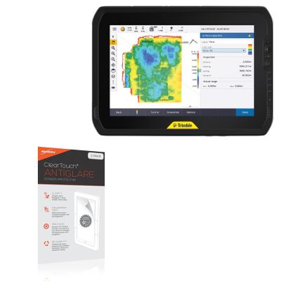 BoxWave Screen Protector Compatible with Trimble T100 - ClearTouch Anti-Glare (2-Pack), Anti-Fingerprint Matte Film Skin