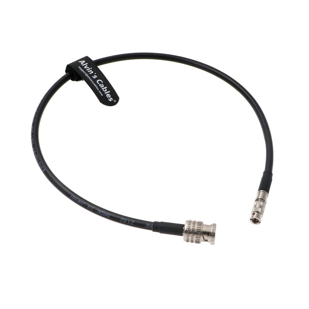 Alvin's Cables 12G HD SDI Coaxial Cable Micro-BNC Male High-Density BNC to BNC Male for Blackmagic Video Assist 75 Ohm