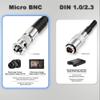 Alvin's Cables 12G HD SDI Coaxial Cable Micro-BNC Male High-Density BNC to BNC Male for Blackmagic Video Assist 75 Ohm view 2