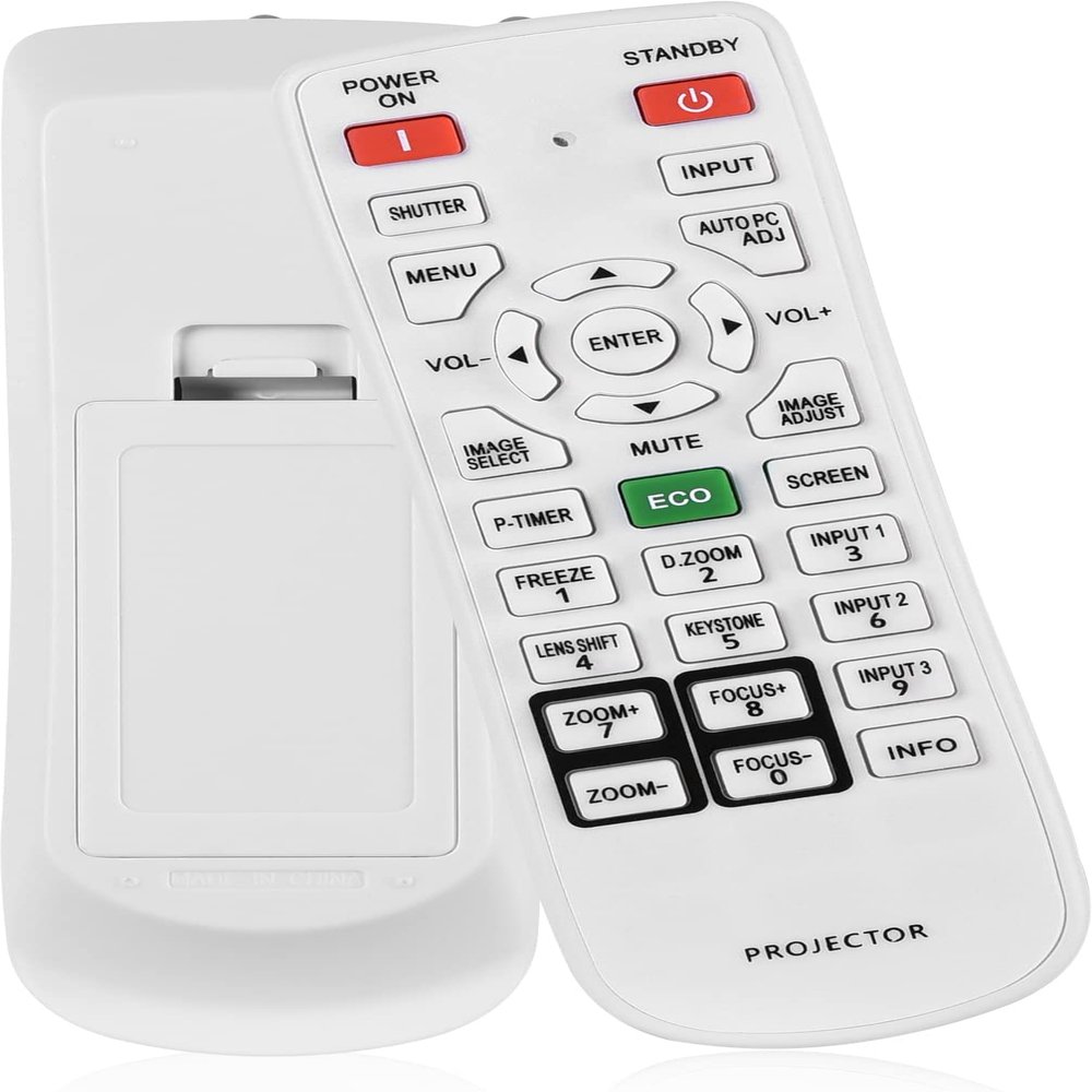 Universal Projector Remote Control for PANASONIC PT-EW630 PT-EX500E PT-EX500L PT-EX500U PT-EX500 PT-EX600E PT-EX600L PT-EX600U PT-EX600 PT-EZ570E PT-EZ570L PT-EZ570U PT-EZ570 and More