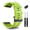 26mm for Fenix 7X Straps,Soft Silicone Fenix 5X Plus Sport Watch Band Compatible for Garmin Tactix 7 Pro/Fenix 6X Pro/Enduro 2/Descent Mk3i 51mm/Tactix Delta, Green view 1