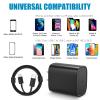 DiHines Phone 14 13 12 11 Fast Charger USB C Wall Charger [2-Pack] 10FT Fast Charging Cable Compatible with Phones 14/14 Pro/14 Pro Max/Phone 13/12/11/X/8/7/6/Pad Pro/Mini,Black view 4