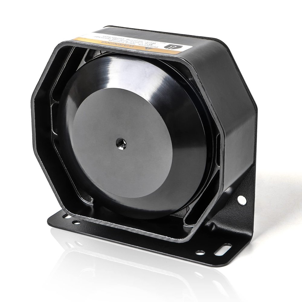 SMALLFATW Compact Siren Speaker 130DB 200 Watt, Heavy Duty Metal Housing Weatherproof, Universal for 100W 200W Siren, 1 PCS