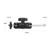 SZRIG Mini Ball Head Holder Support with Long Extended 1/4"-20 Thread Screw for Camera Acessories(Black) view 2