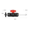 SZRIG Mini Ball Head Holder Support with Long Extended 1/4"-20 Thread Screw for Camera Acessories(Red) view 2