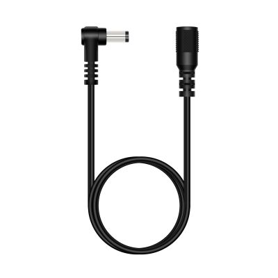 3FT 5.5mm x 2.5mm DC Power Extension Cable, Straight to Right Angle, Male to Female Jack Plug Power Supply Adapter Extension Cord for CCTV Surveillance Security Camera LED DVR Router