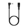 3FT 5.5mm x 2.5mm DC Power Extension Cable, Straight to Right Angle, Male to Female Jack Plug Power Supply Adapter Extension Cord for CCTV Surveillance Security Camera LED DVR Router view 1