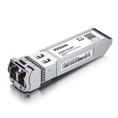 10Gtek Industrial Grade 10GBase-SR SFP+ LC Transceiver, 10G 850nm MMF Multimode SFP Module, up to 300 Meters, for Cisco SFP-10G-SR, Meraki MA-SFP-10GB-SR, Ubiquiti UniFi UF-MM-10G, Fortinet and More
