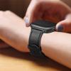 FINTIE Bands Compatible with Fitbit Versa 4 3 / Sense 2 1, Genuine Leather Band Replacement Accessories Strap Wristband (Black) view 4
