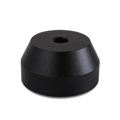 Dufray 45 RPM Record Adapter Durable Solid Aluminum Dome Center Adapter for 7 inch Record Vinyl (51G, Black)