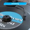 Dufray 45 RPM Record Adapter Durable Solid Aluminum Dome Center Adapter for 7 inch Record Vinyl (51G, Black) view 3
