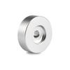 Dufray 45 RPM Record Adapter 7 Inch Vinyl Record Solid Aluminum Dome 45 Adapter for Turntables (32G, Silver) view 1