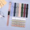 4 Pack Bands for Fitbit Luxe Bands, Soft Silicone Wristband Replacement Strap for Fitbit Luxe/Luxe Special Edition Fitness Tracker Women Men (Large, Black/Wine Red/Navy Blue/Grey) view 2