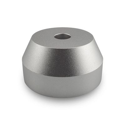 Dufray 45 RPM Adapter Solid Aluminum for Most Vinyl Record Turntables 2.2oz Replaces Standard 7 Singles Adaptor (51G, Silver)